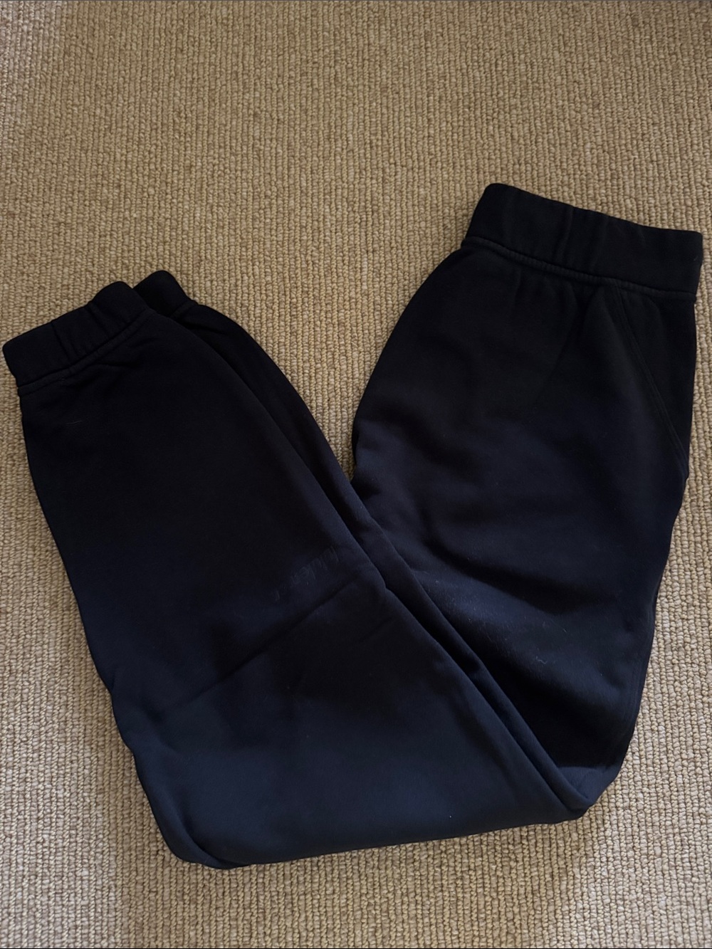 lululemon cotton black joggers
